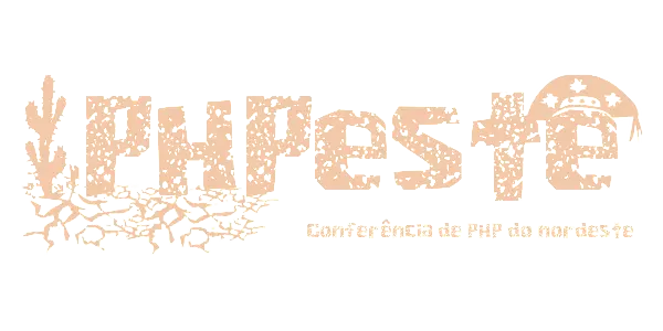 Logomarca do evento PHPeste branca